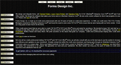 Desktop Screenshot of formsdesign.com